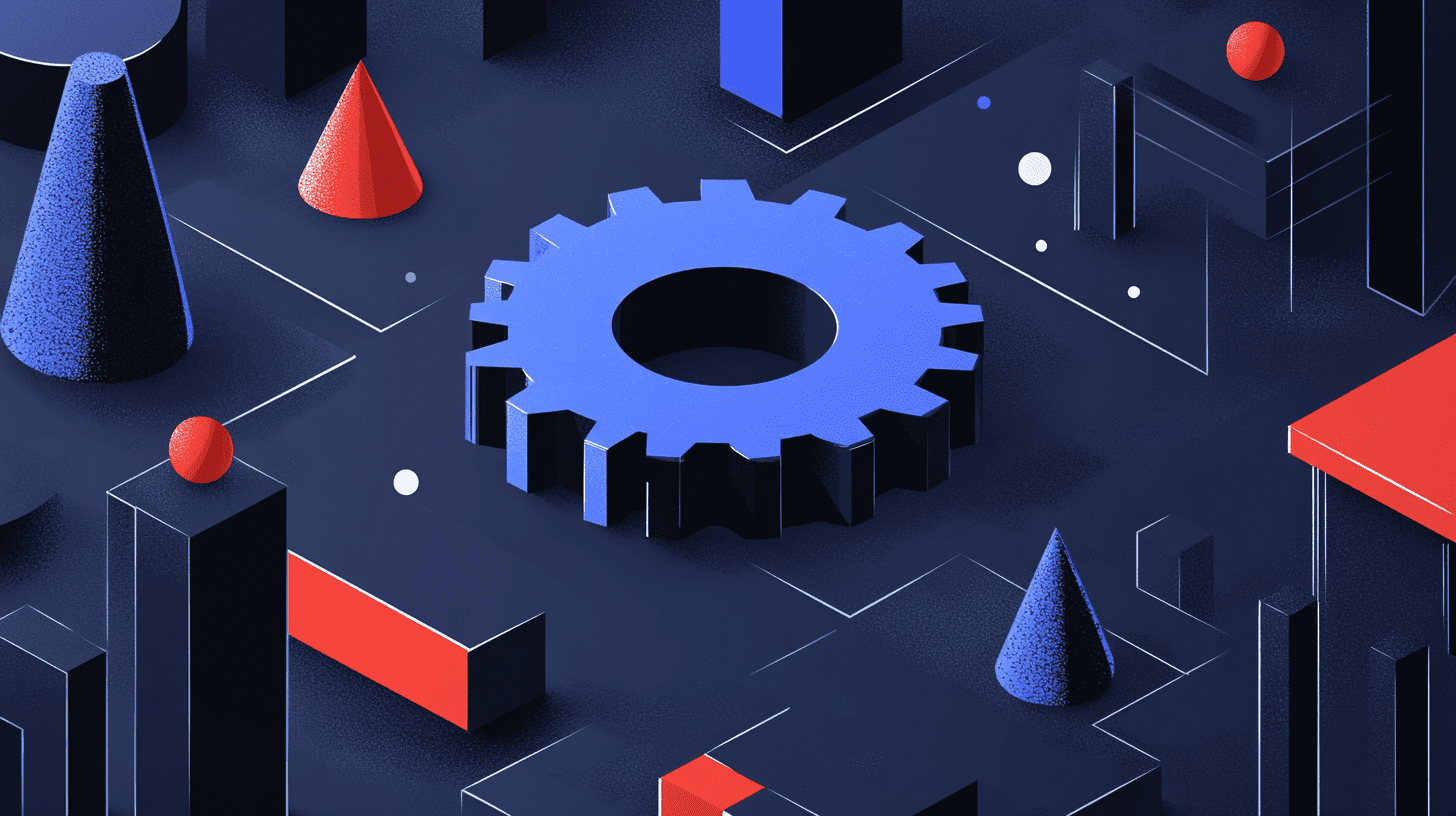 Conceptia 3 cbabgmidjourney03 Isometric view of a 3D gear surrounded by geo d2bc466b b0fd 4c84 8183 19c0af023e3c 1