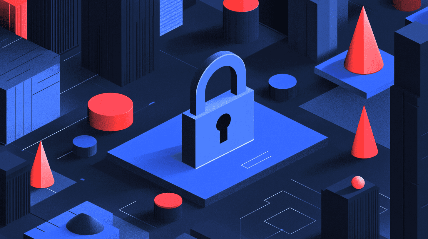 Conceptia 5 cbabgmidjourney03 Isometric view of a 3D padlock surrounded by f3b748b6 7576 47d1 9a78 f4a4c51e202c 1