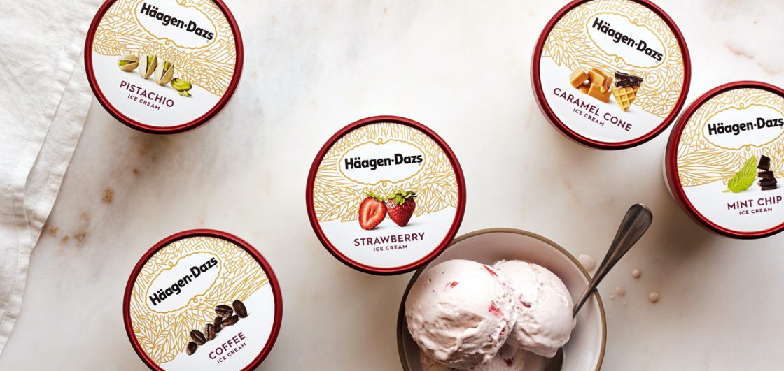 Haagen dazs tubs top