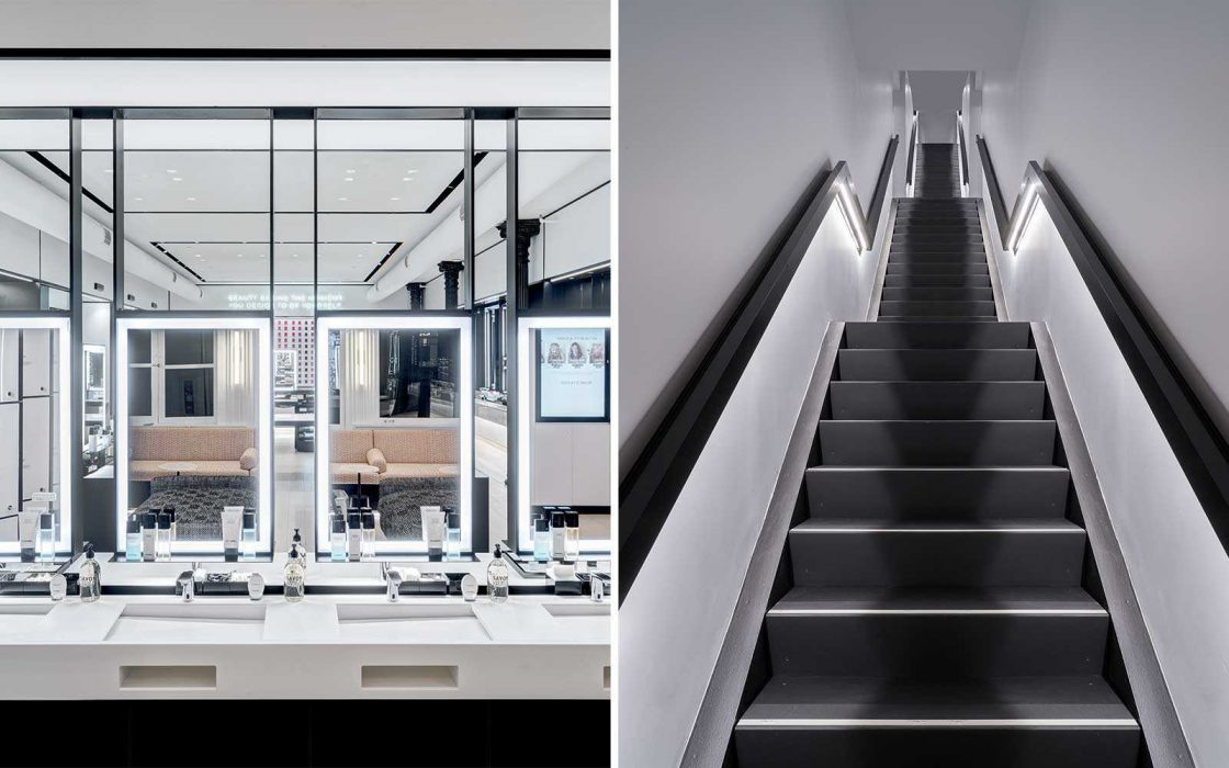 chanel beauty soho stairs and sinks CHANELSOHO0119